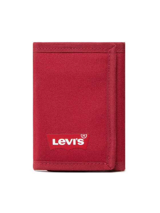 

Большой мужской кошелек Levi's, красный