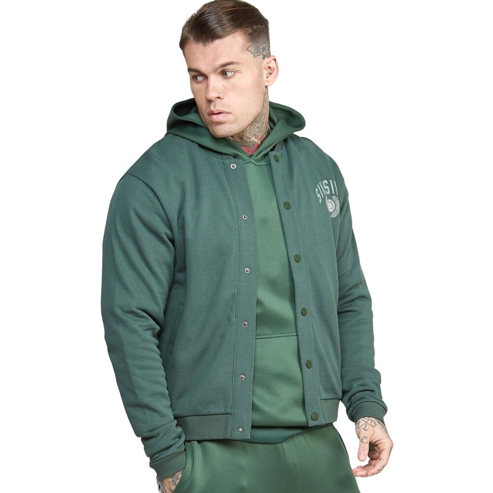 

Куртка Siksilk Relaxed Varsity Bomber, зеленый