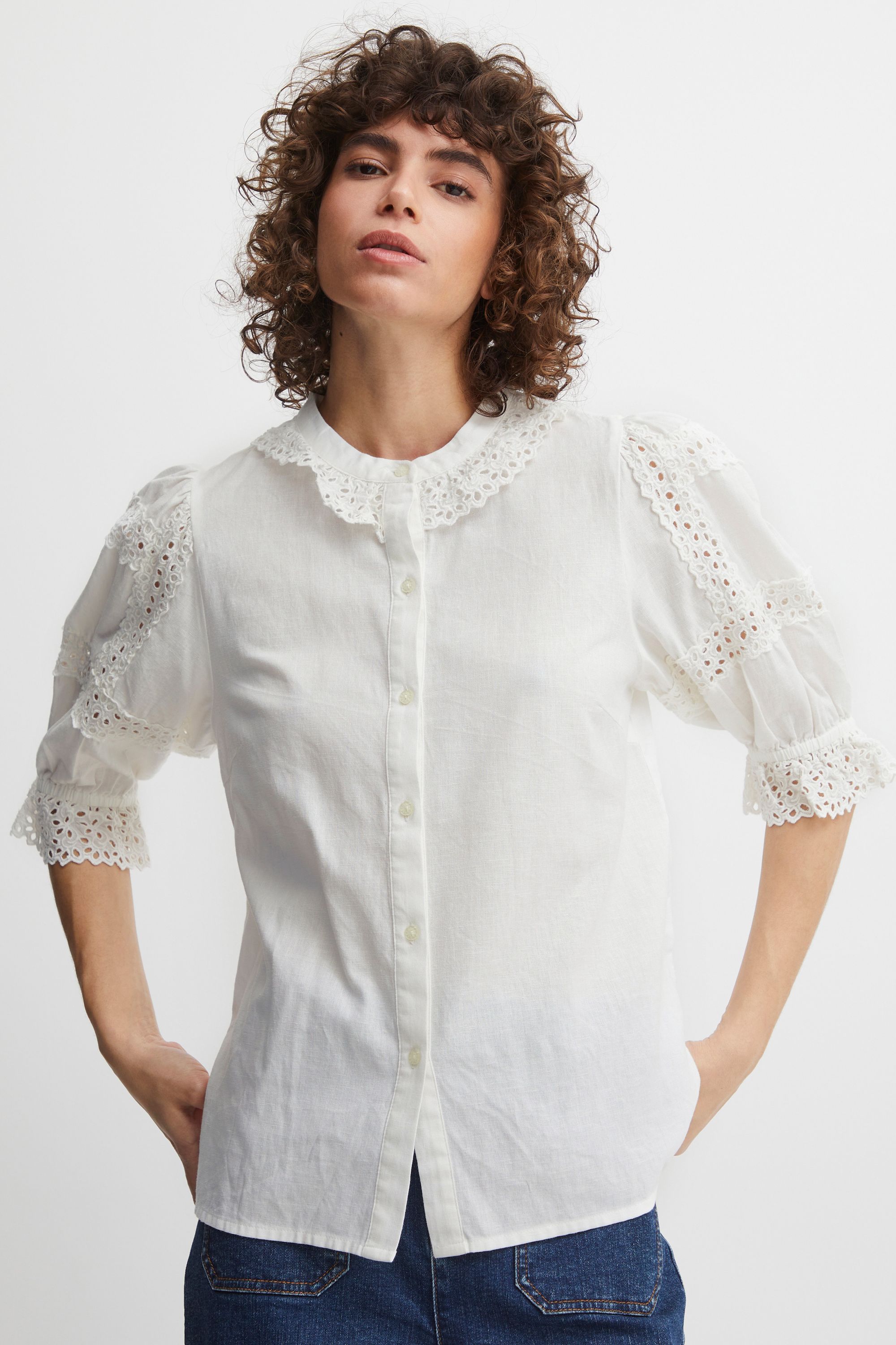 Блуза Atelier Rêve Shirt IRALIX SH, белый