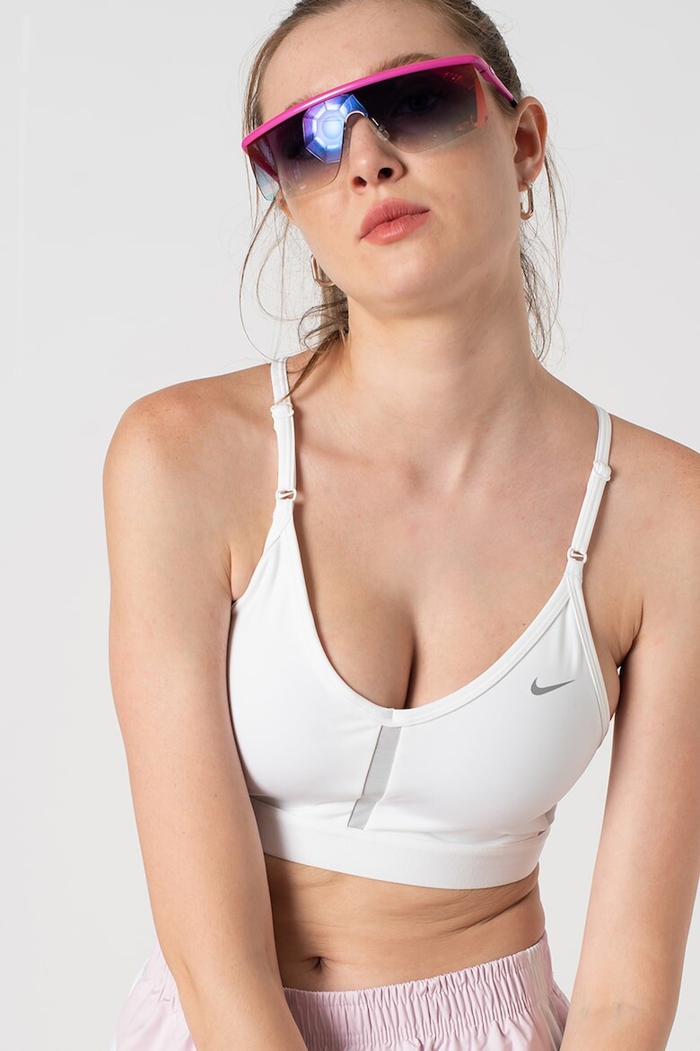 

Фитнес-Бюстгальтер Indy с технологией Dri-FIT и средней поддержкой Nike, белый