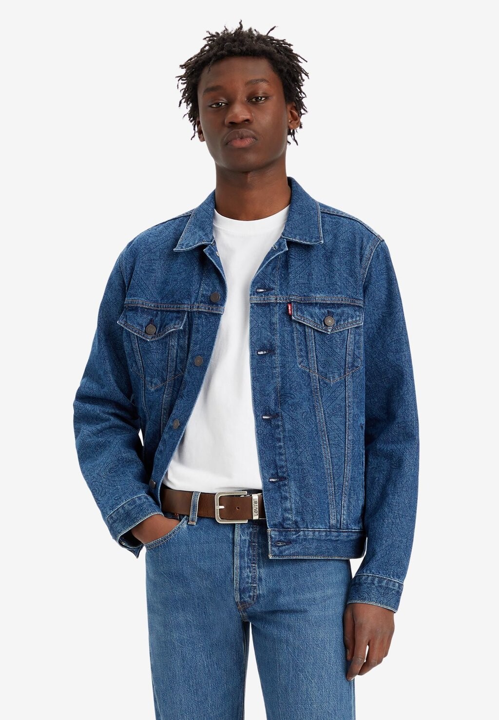 

Джинсовая куртка Levi's, синий деним