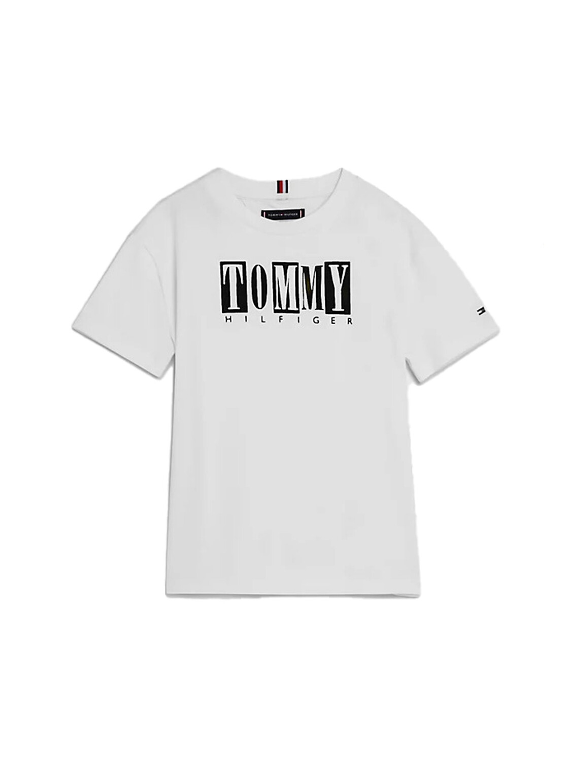 

Tommy HILFIGER Хлопковая детская футболка, белый