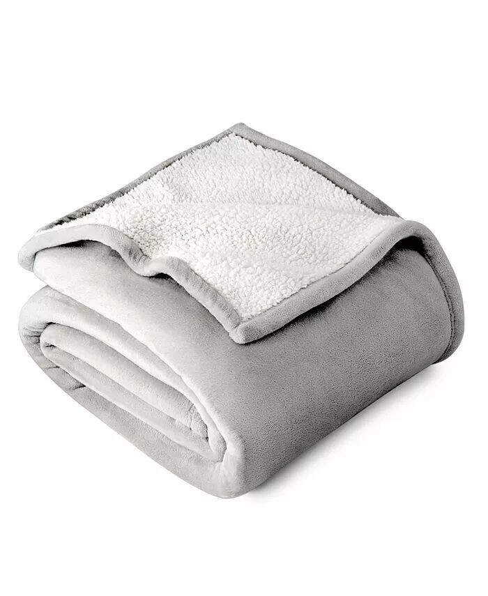 

Флисовое одеяло из шерпы Bare Home, черный