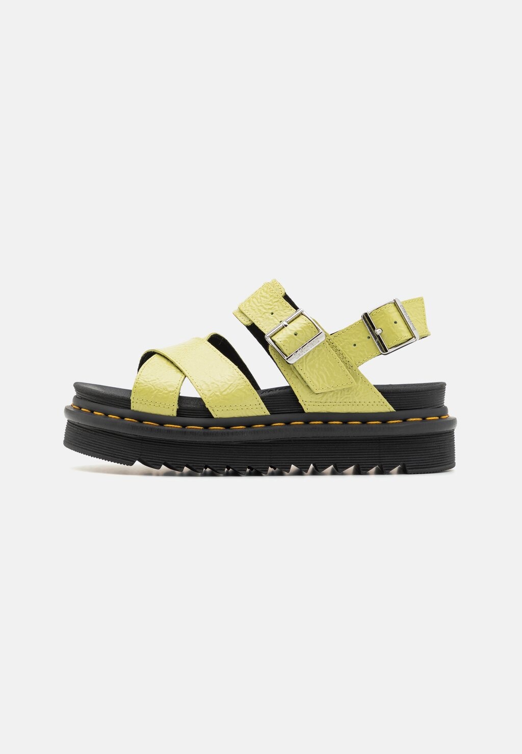 

Сандалии на платформе Voss Ii Dr. Martens, цвет lime green