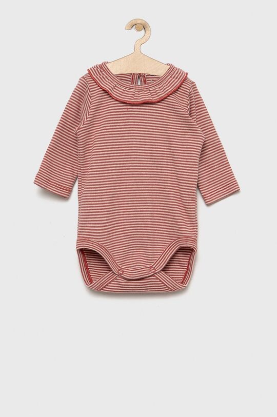 

Хлопковое детское боди United Colors of Benetton, красный
