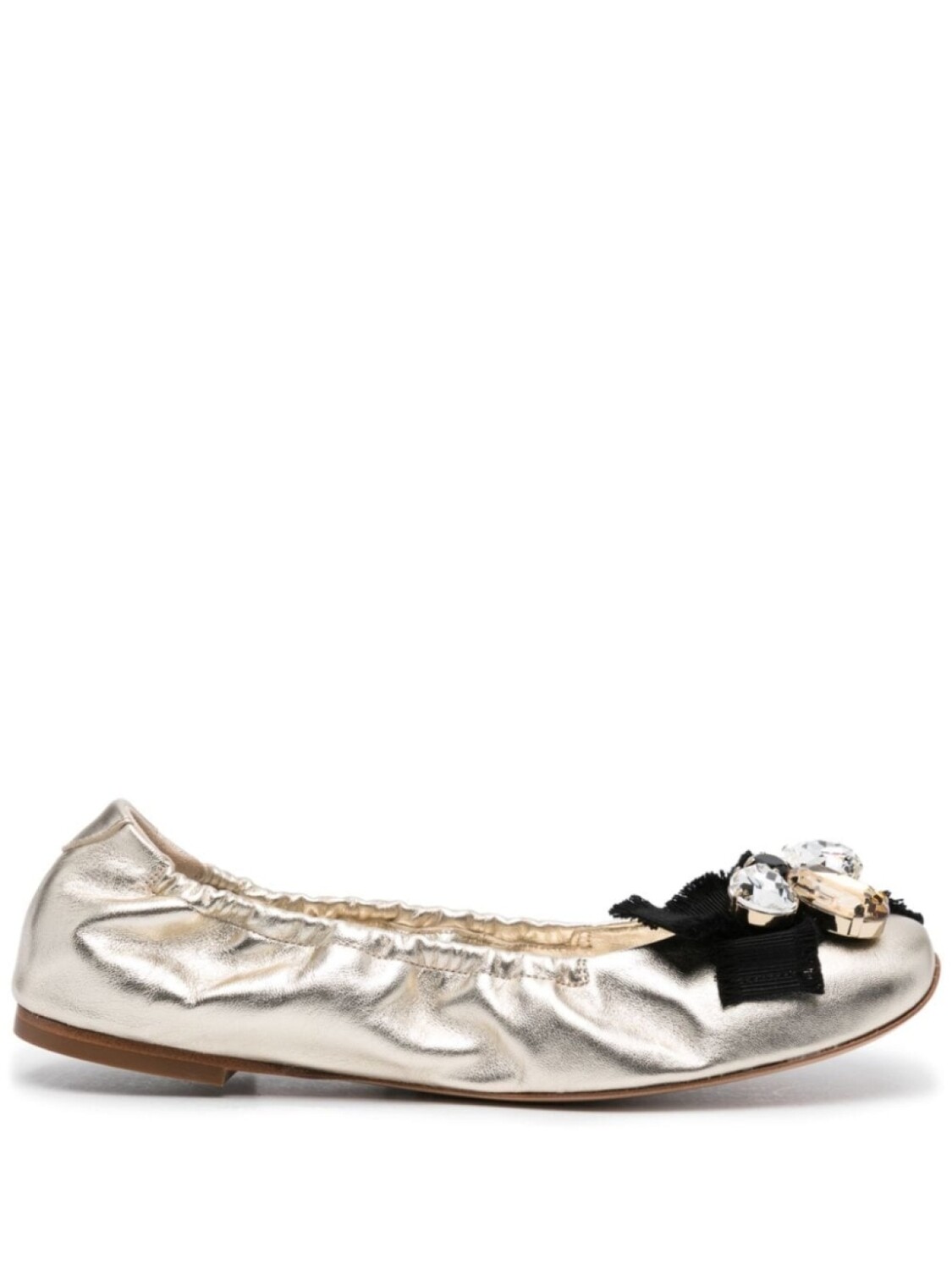 

Casadei балетки Queen Bee, золотистый
