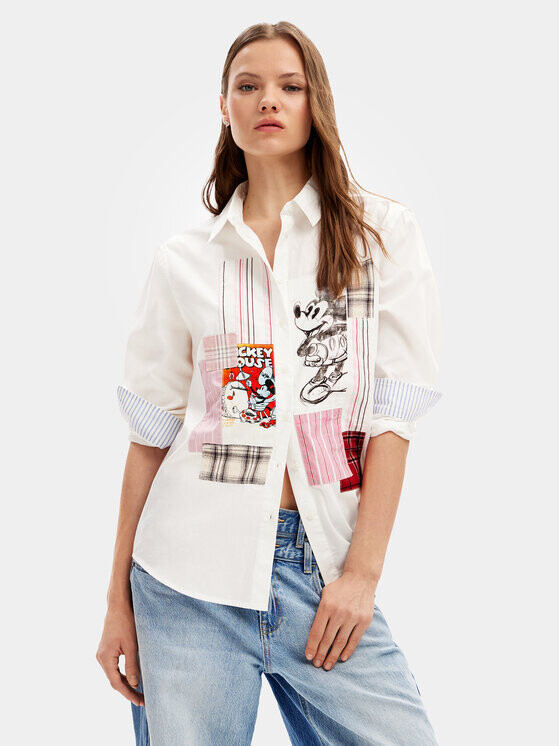 

Рубашка стандартного кроя Desigual, белый