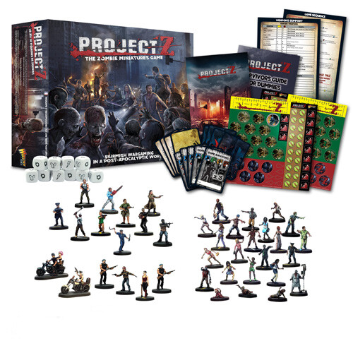 Фигурки Project Z: The Zombie Miniatures Game – Starter Set b x toupie burst beyblade b 127 starter cho z valkyrie z ev cho z spriggan turbo spryzen burst starter set w launcher b 128