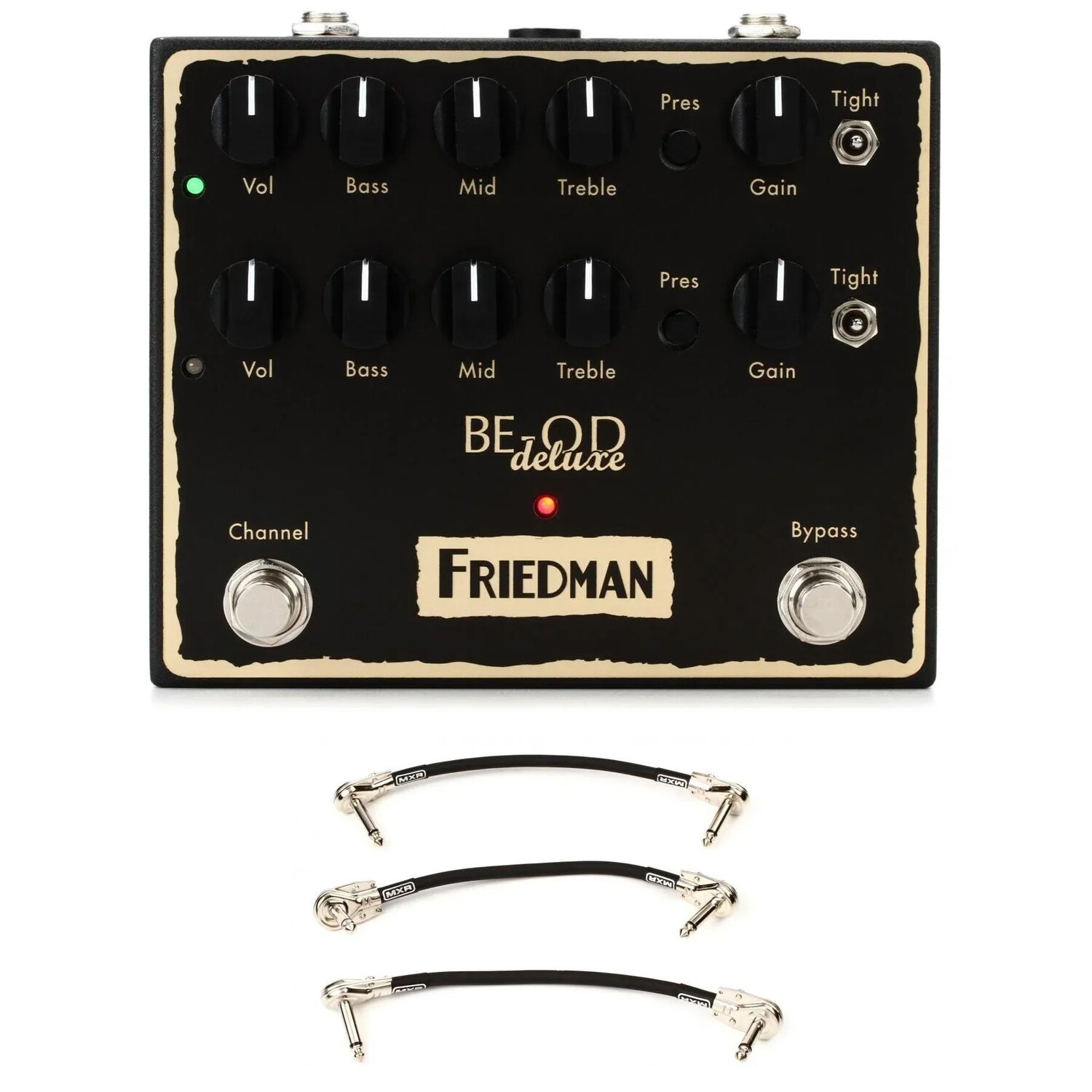 

Двойная педаль Overdrive Friedman BE-OD Deluxe с 3 соединительными кабелями