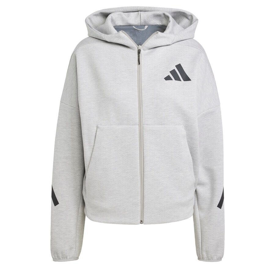 

Спортивная толстовка ADIDAS SPORTSWEAR Athletic Zip-Up Hoodie, серый