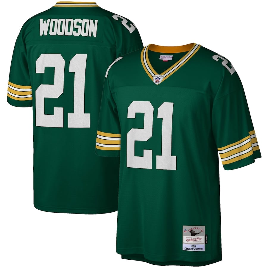 

Джерси Mitchell & Ness Green Bay Packers, зеленый