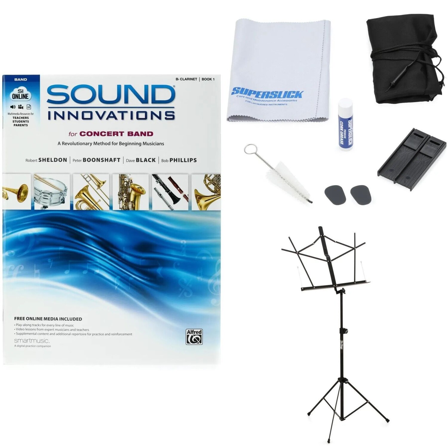 

Новые звуковые инновации Alfred для Concert Band Book 1 Bundle - Bb Clarinet