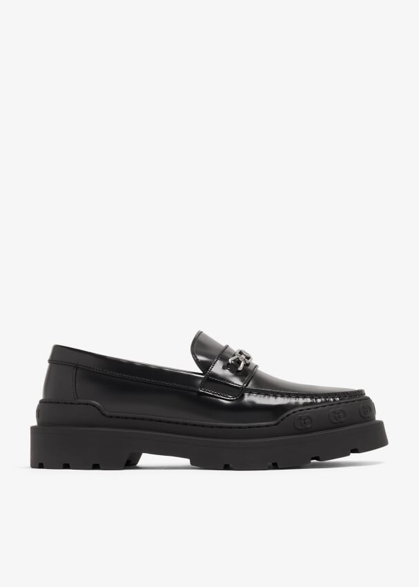 

Лоферы Gucci Interlocking G, черный