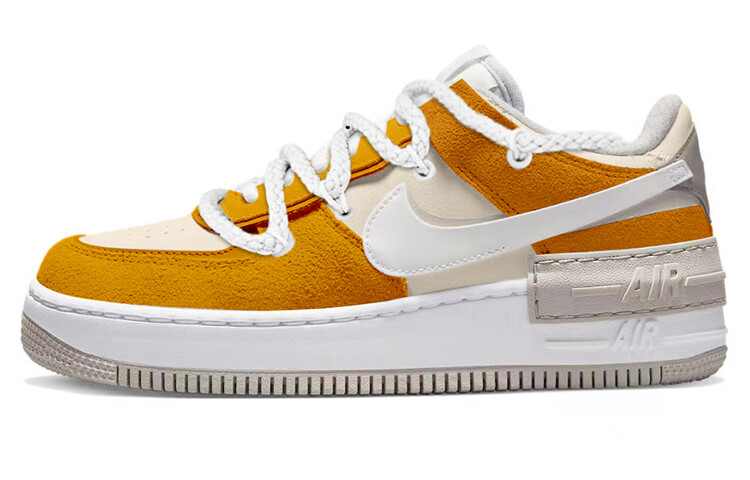 

Кроссовки Nike Air Force 1 Skateboarding Shoes Women's Low-top White, цвет Orange