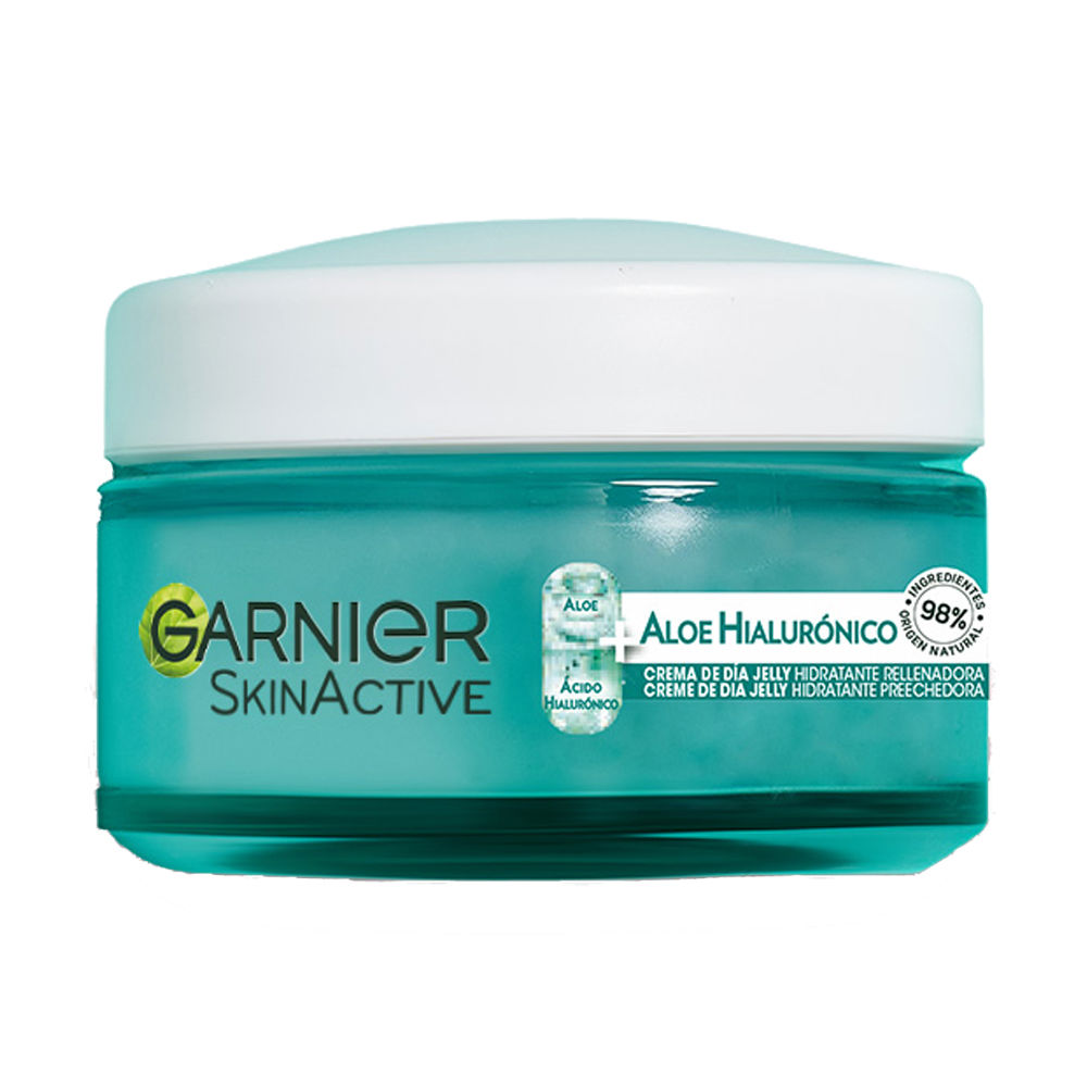 Увлажняющий крем для ухода за лицом Skinactive aloe hialurónico crema de día Garnier, 50 мл garnier skin active repairing eye mask