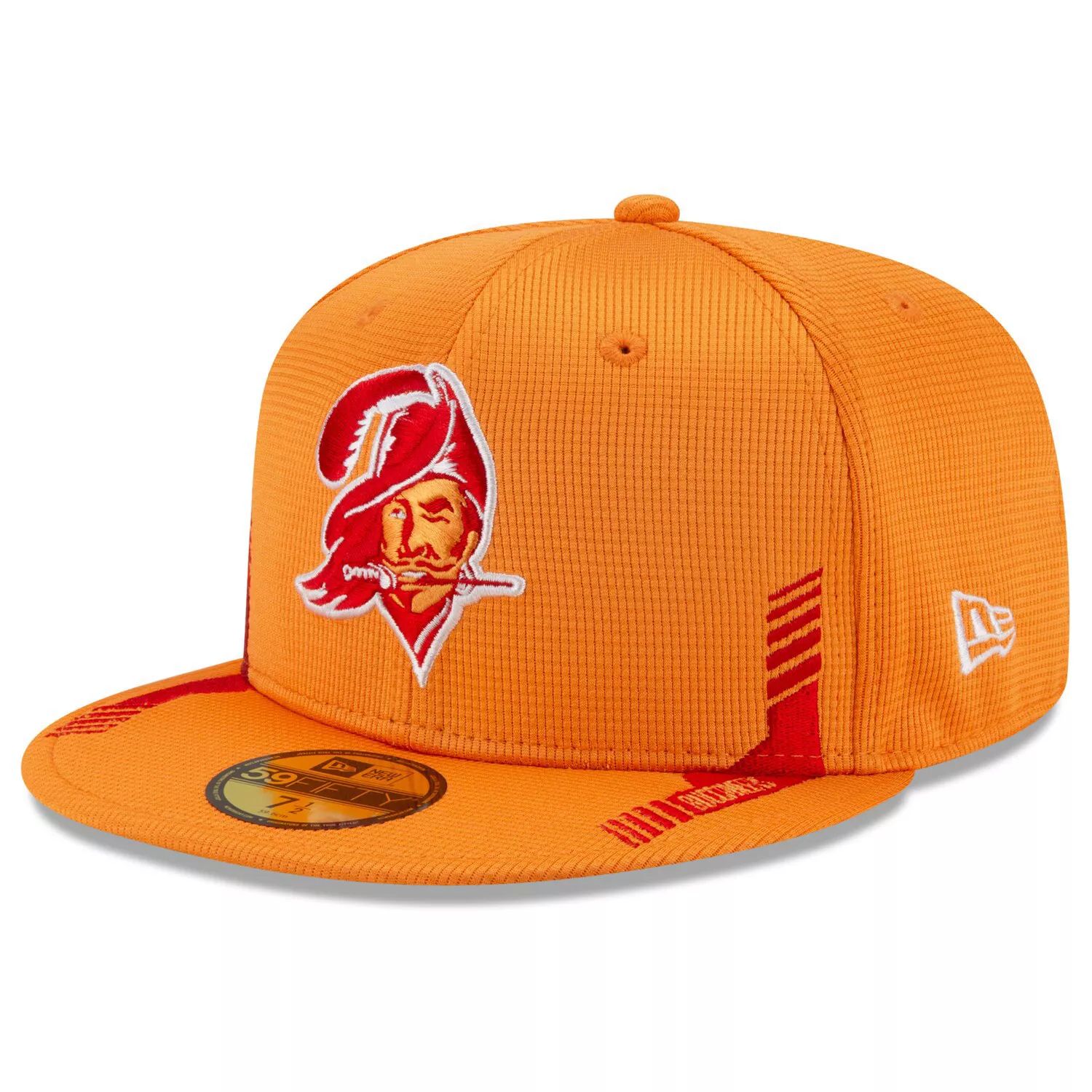 

Мужская бейсболка New Era Orange Tampa Bay Buccaneers 2021 NFL Sideline Home Historic Logo 59FIFTY.