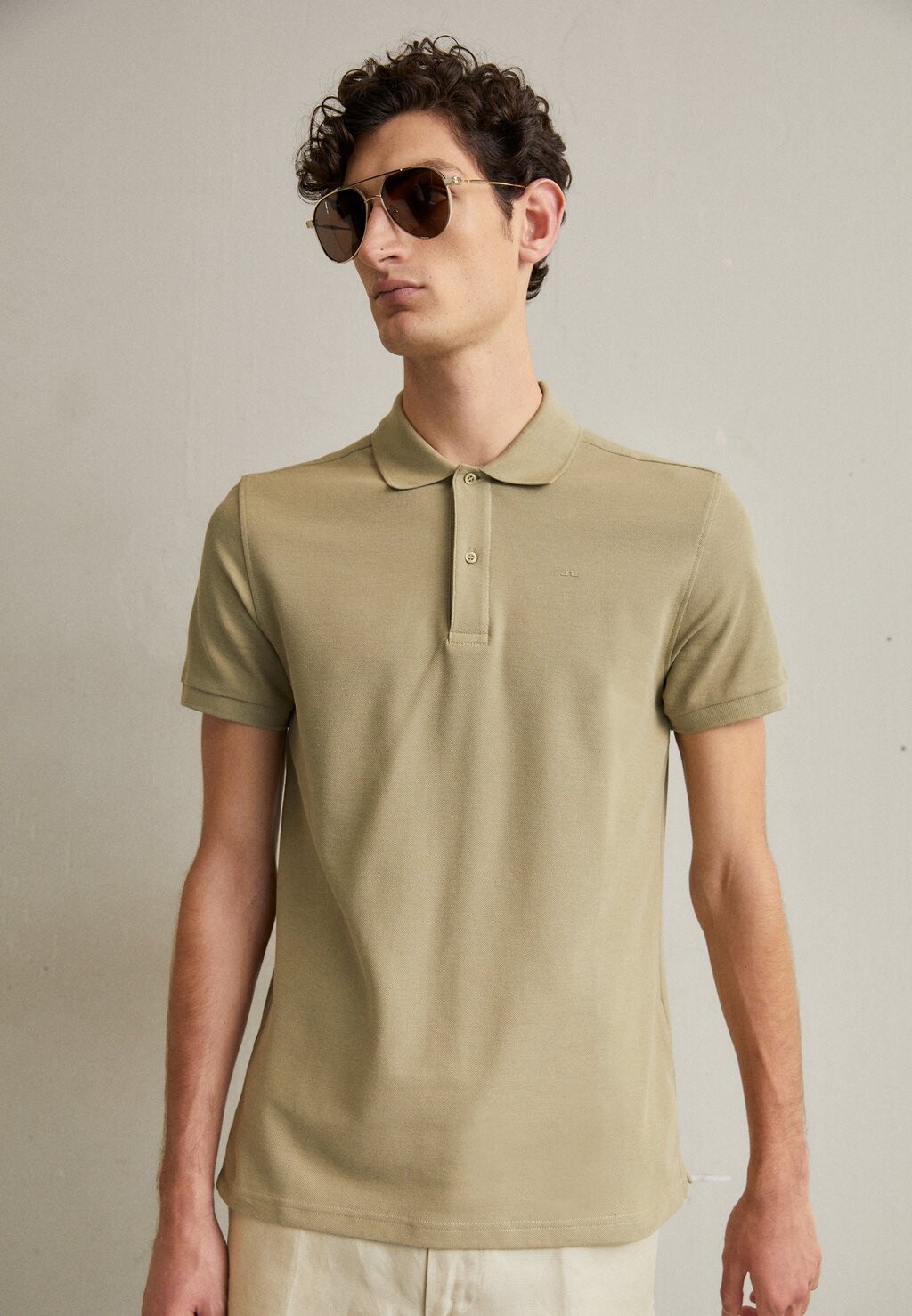 

Рубашка-поло Troy Polo Shirt J.LINDEBERG, цвет dark green