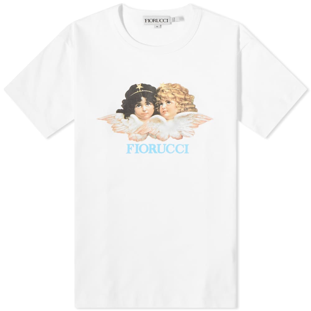 Классическая футболка с ангелом Fiorucci, белый