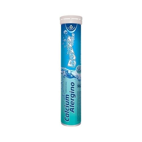 

Calcium Alergino Buzzzing, пищевая добавка, со вкусом апельсина, 24 шипучие таблетки Oleofarm