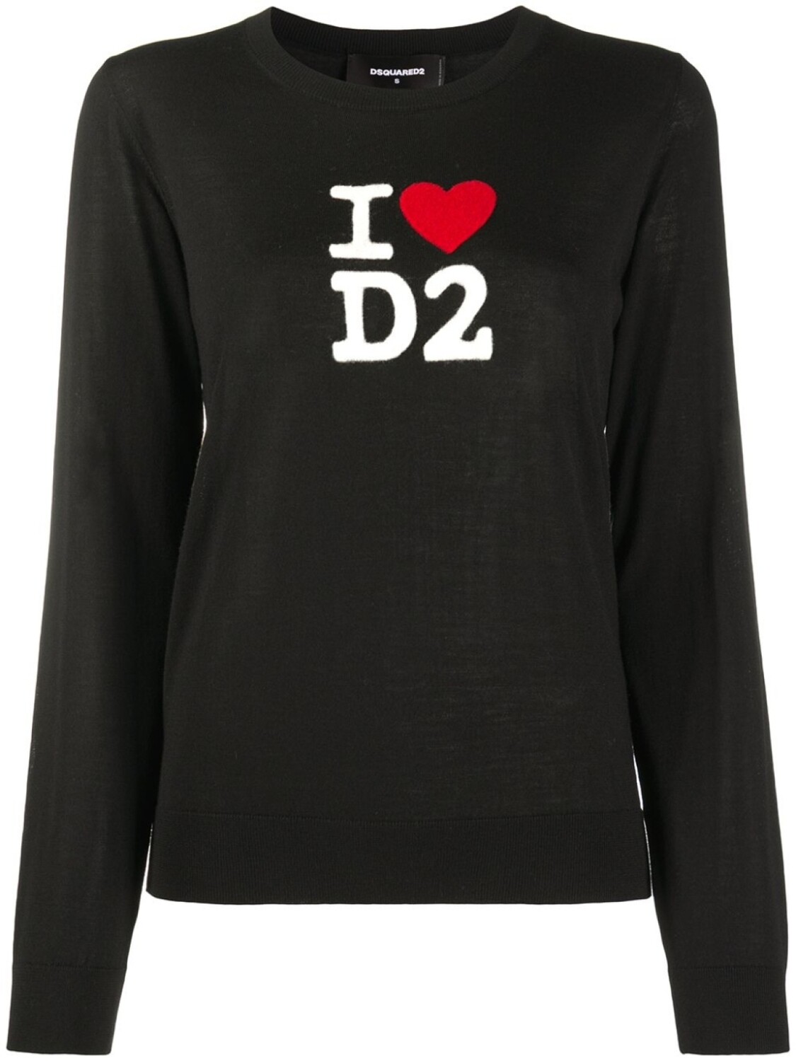 

Dsquared2 джемпер I Love D2, черный