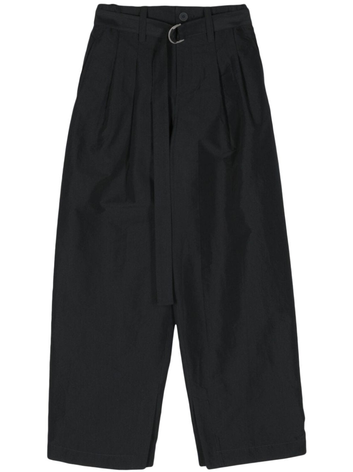 

Issey Miyake широкие брюки Enfold с завышенной талией, черный
