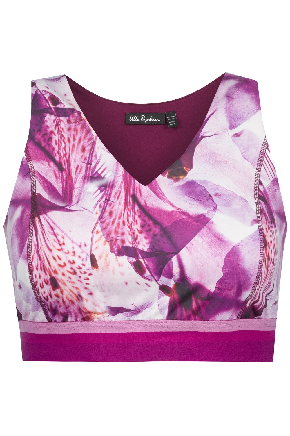 

Футболка Ulla Popken, цвет beerenpink