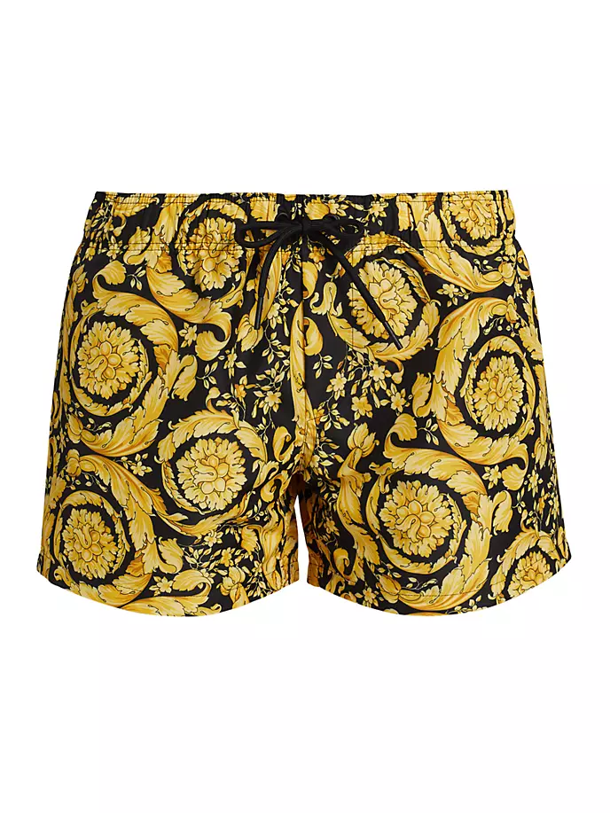 

Эластичные шорты для плавания с принтом Versace, цвет gold print