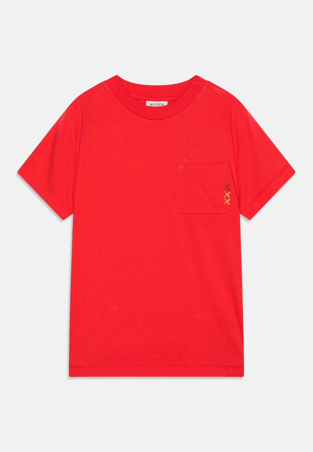 

Базовая футболка CONVERSION CHEST POCKET Scotch & Soda, цвет radio red