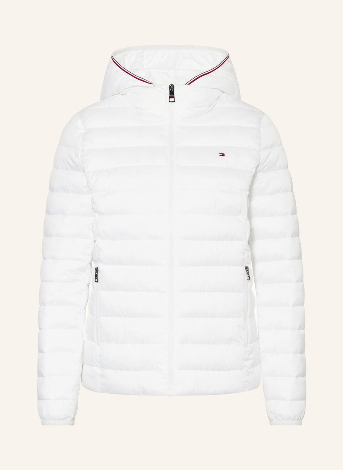 

Куртка TOMMY HILFIGER mit abnehmbarer Kapuze, белый