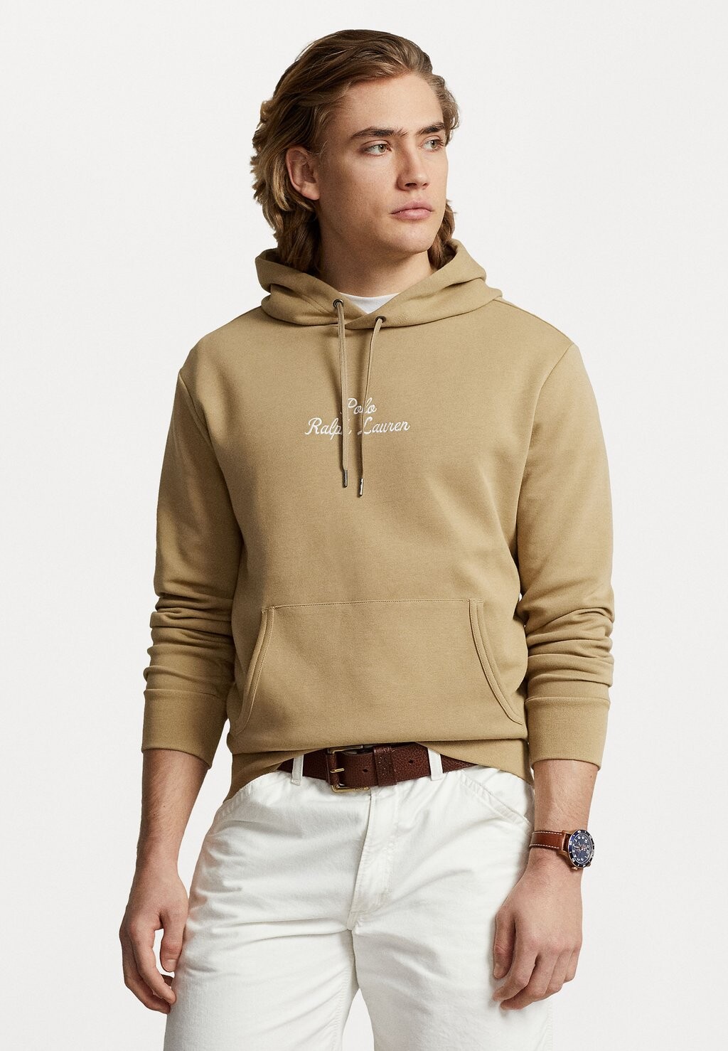 

Толстовка с капюшоном Hood Long Sleeve Polo Ralph Lauren, цвет desert khaki