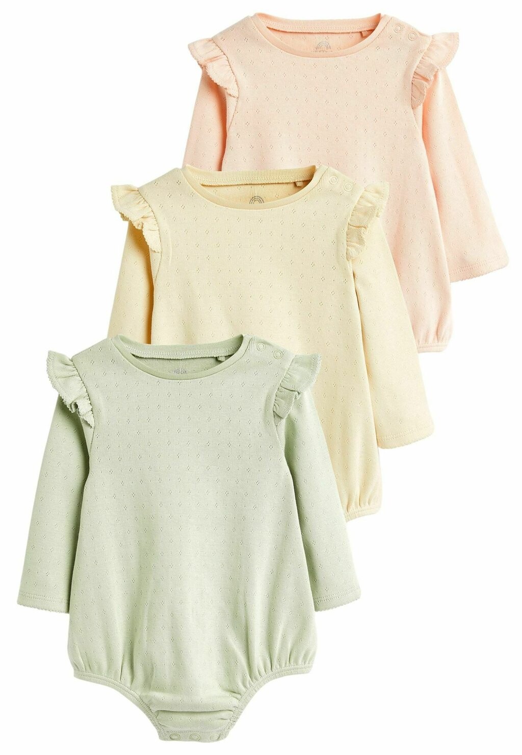 Боди 3 PACK REGULAR FIT Next, цвет sage green piontelle пижамы 3 pack next цвет sage green neutral