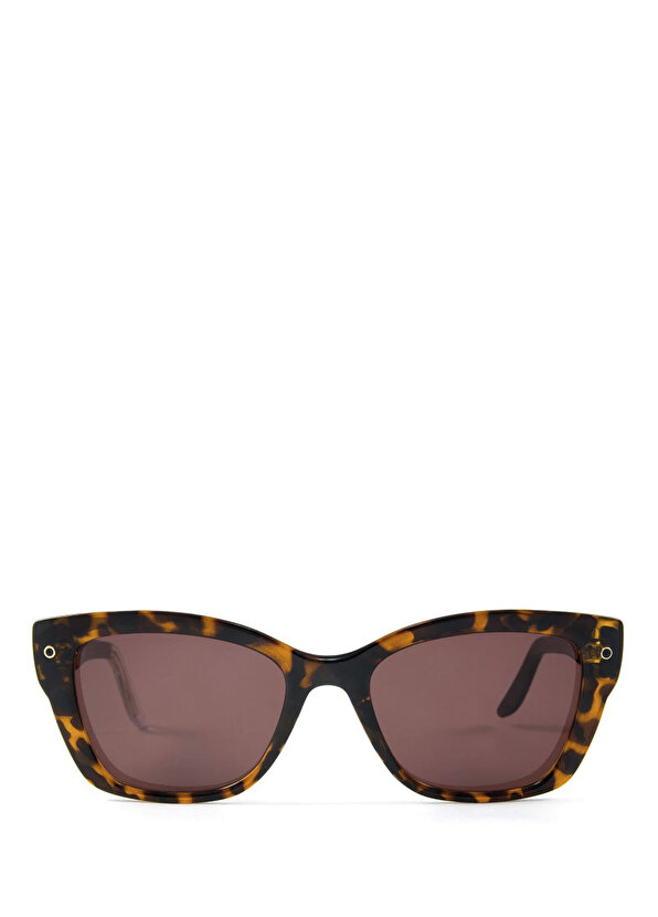 Бордовые солнцезащитные очки унисекс из ацетата glam sole Snob Milano