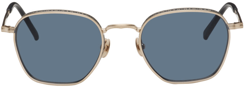 

Золотые солнцезащитные очки M3101 Matsuda, цвет Brushed gold