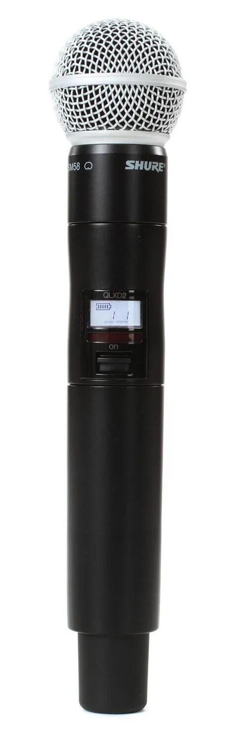 

Беспроводной ручной микрофонный передатчик Shure QLXD2/SM58 — диапазон G50