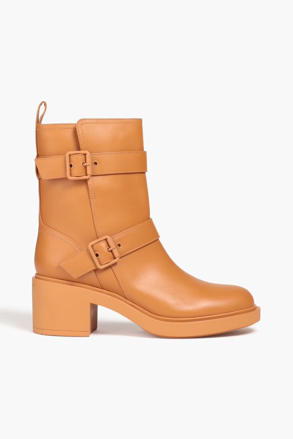 

Кожаные ботильоны с пряжками Gianvito Rossi, коричневый
