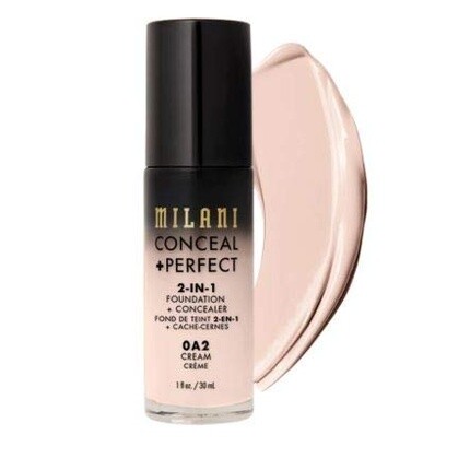 

Milani Conceal + Perfect 2-in-1 Foundation + Concealer 30ml - оттенок 0A2 Cream