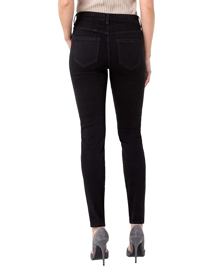 

Джинсы Liverpool Los Angeles Petite Gia Glider Pull-On Skinny Jeans in Black Rinse, цвет Black Rinse