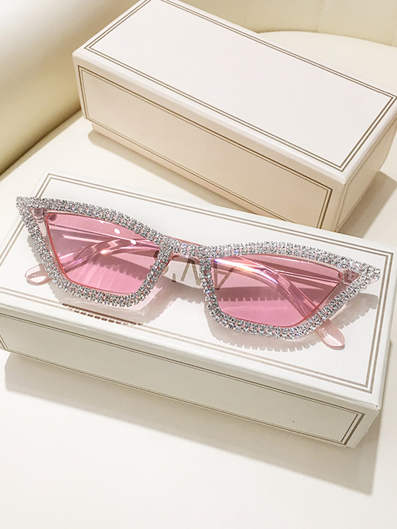 Маленькие солнцезащитные очки кошачий глаз с бриллиантами очки солнцезащитные женские donna dn915 002 ут 00010039