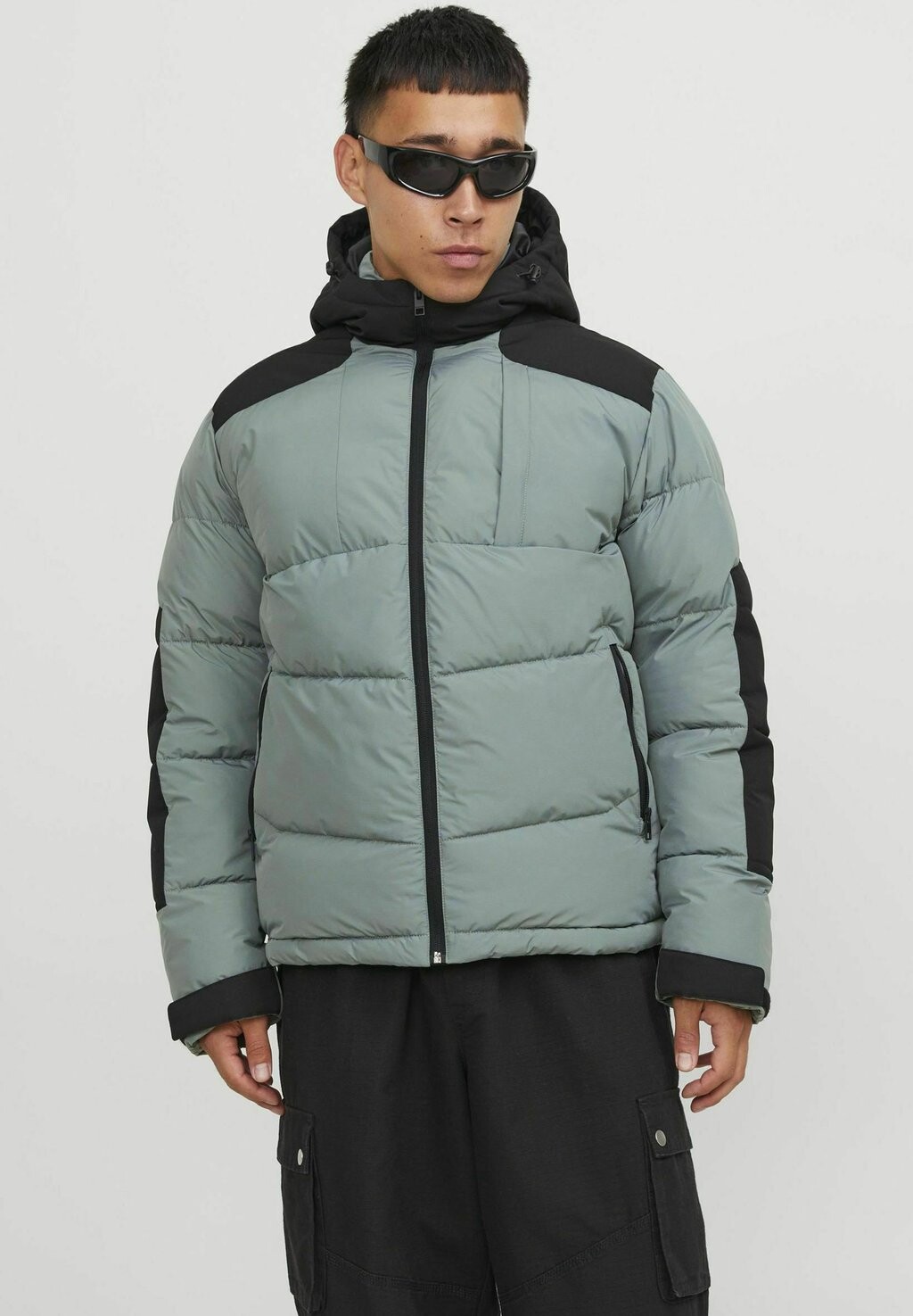 

Зимняя куртка Jack & Jones, зеленая агава, Зеленый