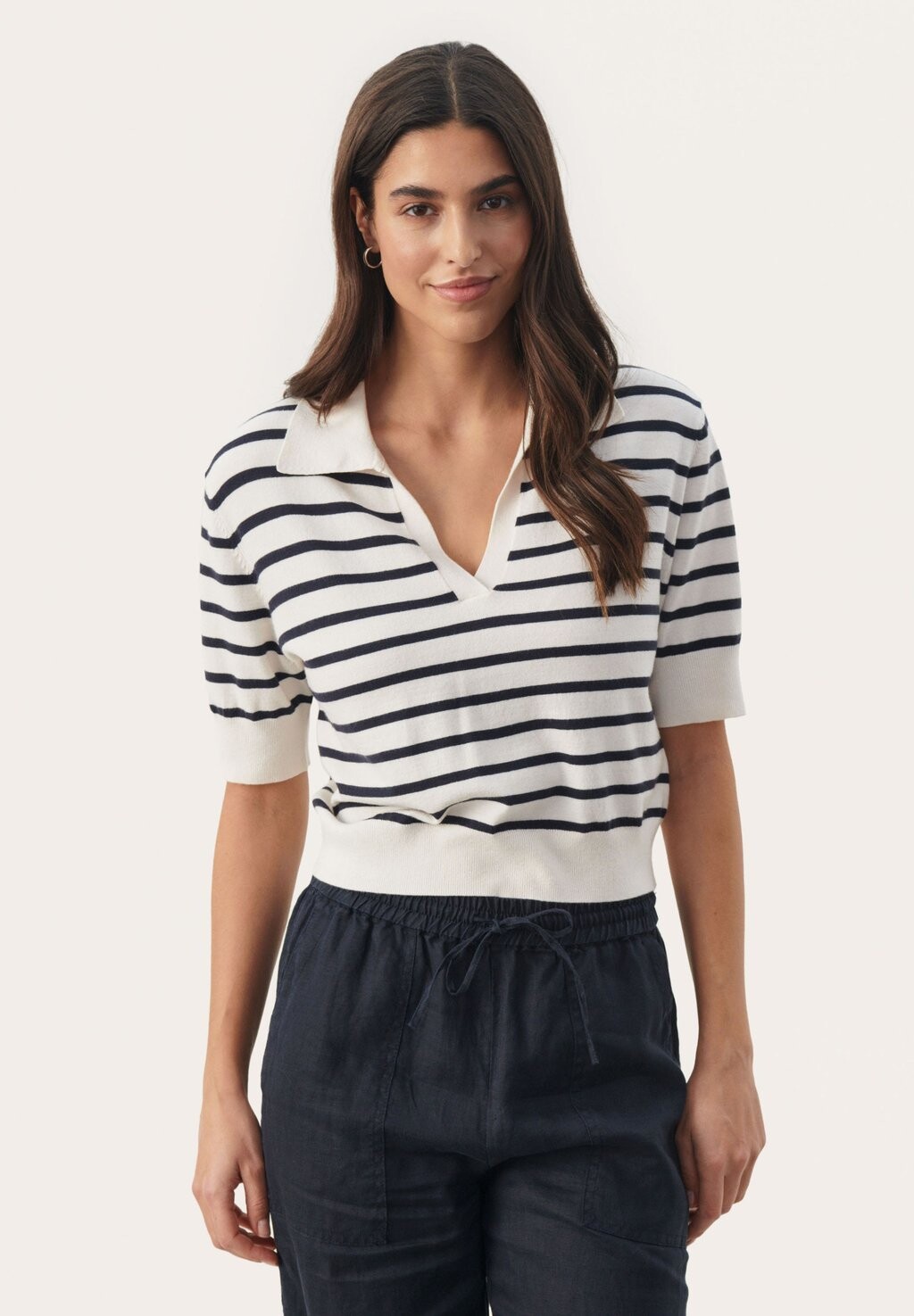 

Рубашка-поло ELLANORAPW Part Two, цвет dark navy stripe