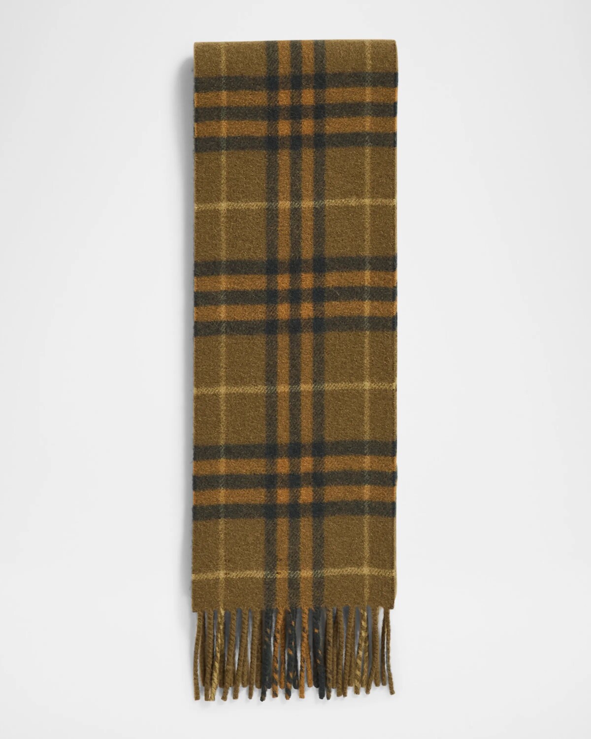 

Мужской кашемировый шарф в клетку Burberry, цвет Furrow