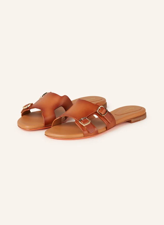 

Мюли foresaw Santoni, коричневый