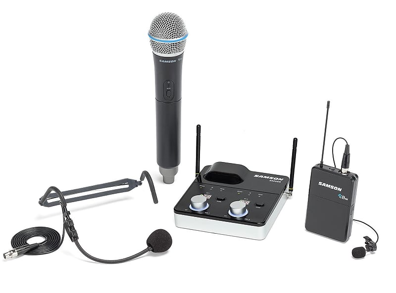 Беспроводная система Samson Concert 288m Dual-Channel All-in-One Wireless Microphone System (D Band)