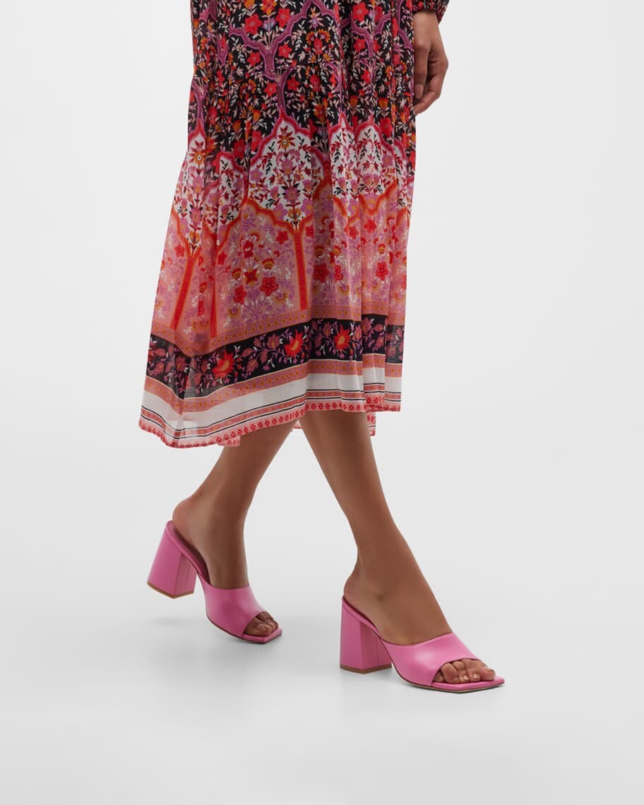 

Туфли Tia из телячьей кожи на массивном каблуке Stuart Weitzman