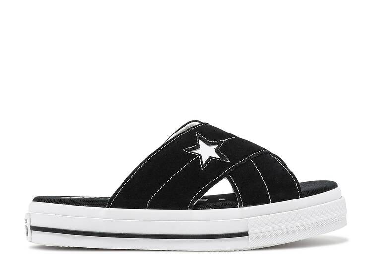 

Кроссовки Converse WMNS ONE STAR SANDAL SLIP 'BLACK WHITE', черный