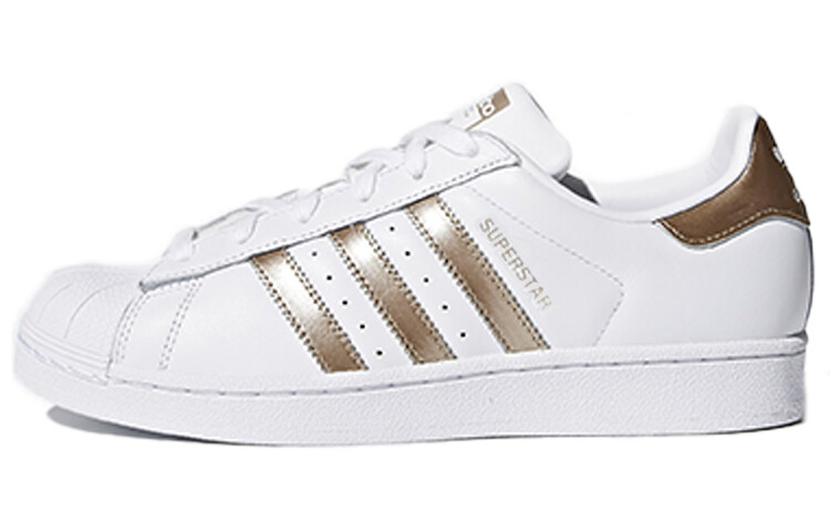 

Женские кроссовки для скейтбординга Adidas Originals Superstar, белый металлик