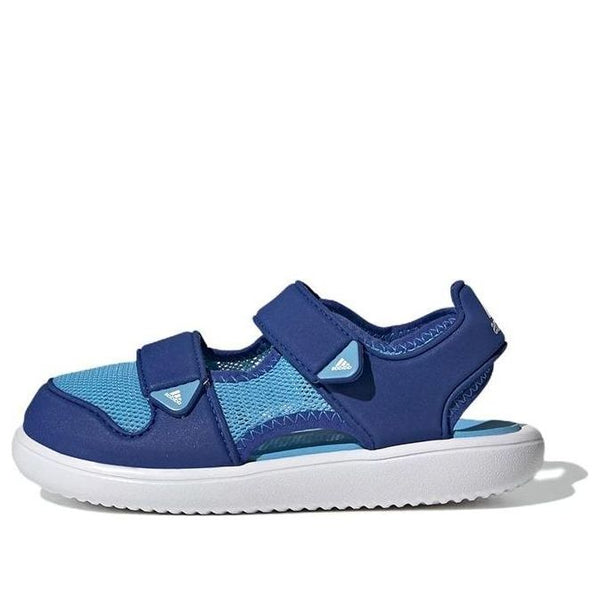 Сандалии (PS) adidas Comfort Cozy Breathable Blue Sandals, синий цена и фото