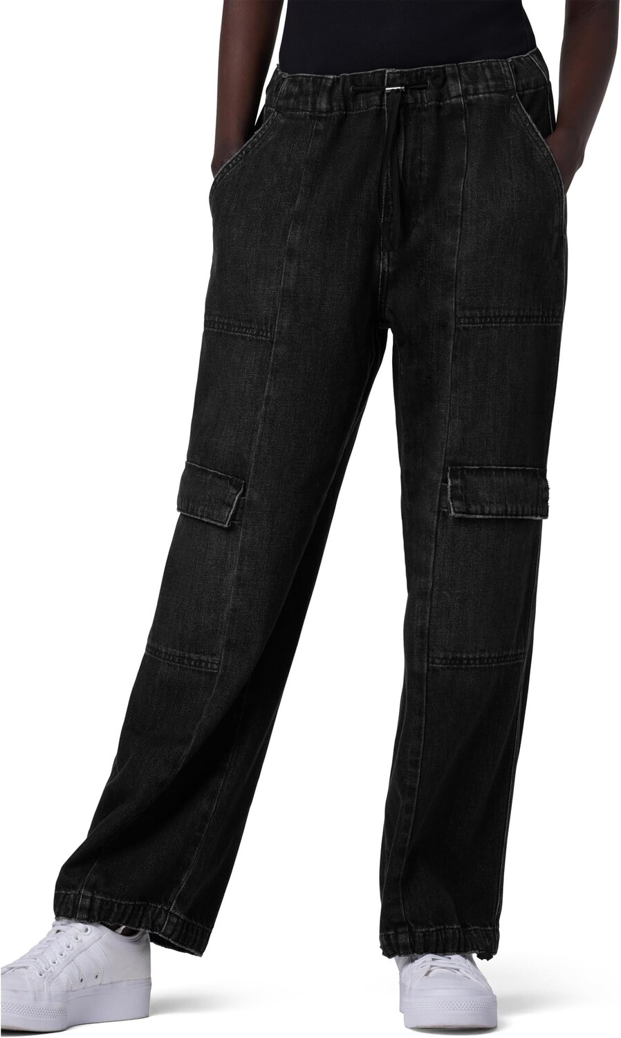 

Брюки-парашюты на шнурке Hudson Jeans, цвет Faded Black 1