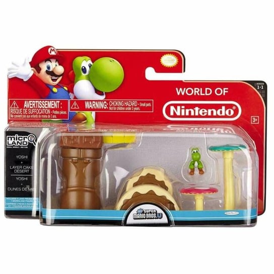 JAKKS PACIFIC, Коллекционная фигурка, Nintendo Layer Cake Desert Yoshi, W1, 3 шт. lego super mario дикий лес йоши набор расширения с 2 фигурками