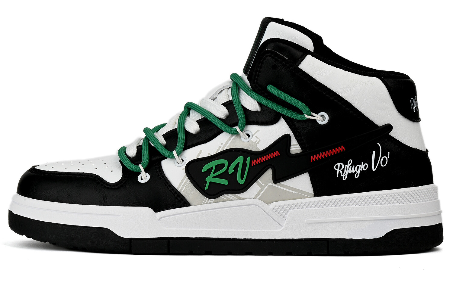 

Кроссовки RIFUGIO VO' Skateboarding Shoes Unisex Mid-top, черный/серый